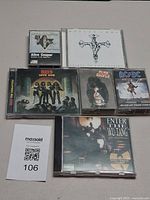 Overview of all six media items