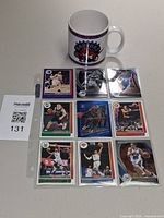 Mug and 9 cards overview