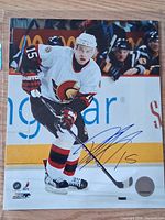 Full view of signed photograph