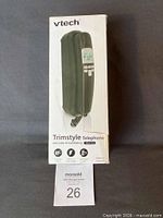 Front view of sealed VTech Trimstyle CD1113 telephone box