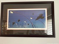 Front view of framed "Hidden Intersection" photograph showing artwork, matting, and frame
