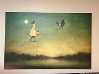 Front view of the canvas print showing full artwork