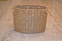 Front angled view showing overall shape and weave