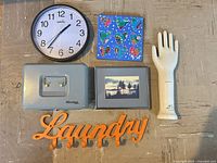 Group shot of all six items in lot