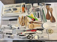 Full layout of all utensils on table