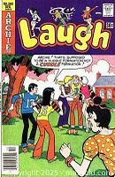 Front cover of Laugh #309 comic showing Archie characters in huddle scene