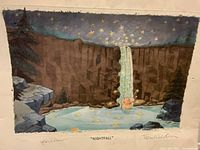 Front view of signed limited edition print showing image area and margins