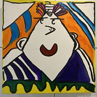 Front view of Anita Lipman acrylic painting