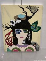 Full view of the painting front.