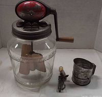 All three items together showing relative sizes