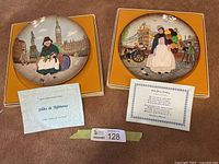 Both Royal Doulton character plates in boxes with certificates