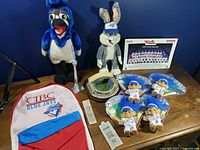 All items together on table