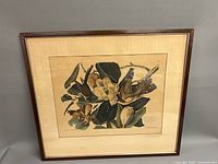 Front view showing full framed print