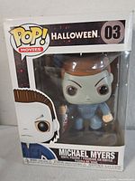 Front view of boxed Funko Pop Michael Myers figure