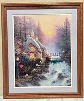 Full view of framed Sweetheart Cottage II print