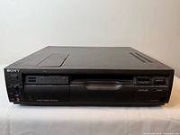 Front view of Sony CVP-G700 showing closed cassette bay and controls