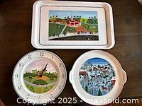 All three Villeroy & Boch Naif pieces together