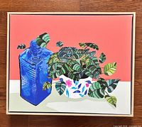 Front view of framed print showing full artwork and frame