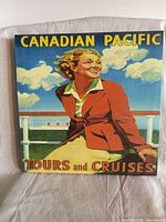 Front view of canvas showing entire image and text