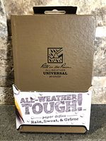 Front of sealed Rite in the Rain notebook in display sleeve