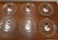 All six plates arranged to display pattern