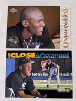 Both Michael Jordan baseball cards overview