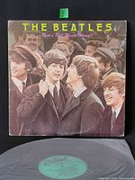 Front jacket with vinyl partially visible