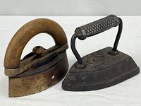 Both irons side by side showing overall design