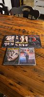 All five Homeland season DVD sets laid out on table
