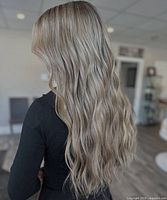 examples of salon hairstyling results