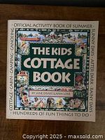 Front cover of The Kids Cottage Book showing title and authors
