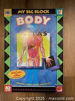 Front cover showing title My Big Block Body Atlas