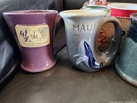 Wildflowers Grand Canyon and Maui whale mugs