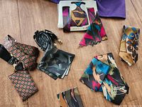 Overview of ties, suspenders, pocket squares