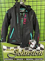 Front view of FXR Renegade FX 2-in-1 women’s jacket with tags attached