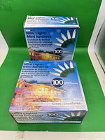 Two Deco Lite Mini Lights boxes front view