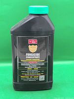 Full view of bottle front showing label and cap