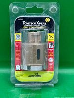 Front view of packaged Tooltech Xpert 1-7⁄8" diamond core drill bit