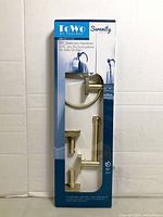 Front of sealed box showing contents and branding