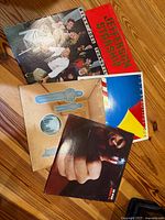 All four LP album covers laid out