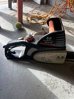 Left side view showing Remington branding, 3.0 HP mark, 16 in / 41 cm bar specification and overall wear