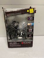 Retail box showing two drones and accessories