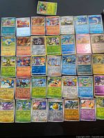 All 36 Pokémon cards laid out in six-by-six grid