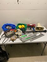 Overview of entire lot on table