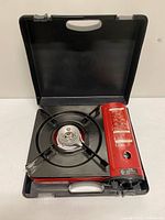 Stove inside open carry case