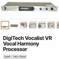Front view of DigiTech Vocalist VR processor showing controls and display