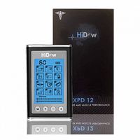 Front view of HiDow XPD 12 unit beside retail box