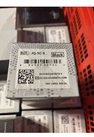 Retail box label showing model JQ-5C-S, color black, barcode and QR