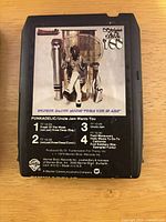 Front of Funkadelic Uncle Jam Wants You 8-track cartridge showing label and track listings
