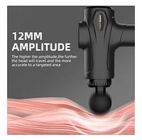 Marketing image showing 12 mm amplitude specification
